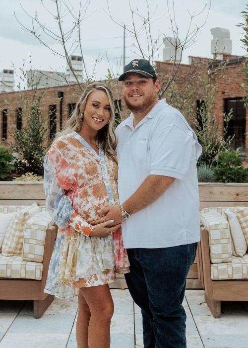 Nicole Hocking as seen in a picture that was taken with her beau Luke Combs in June 2022