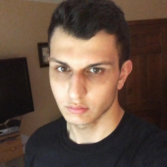 Parker Hajiaskari as seen in a selfie that was taken in August 2018