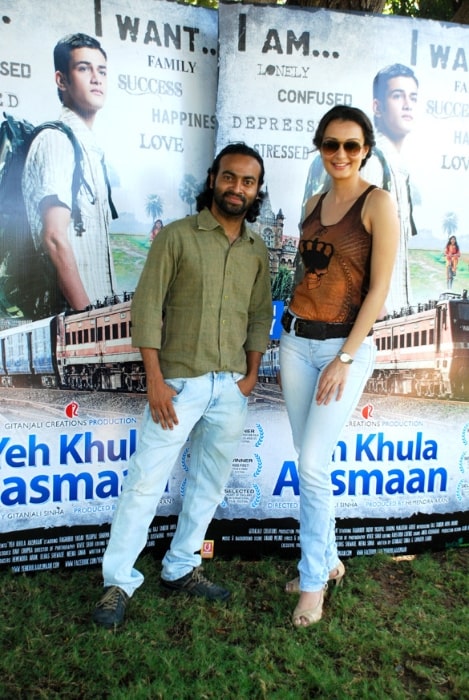 Pitobash Tripathy and Vaishali Desai as seen while posing for a picture