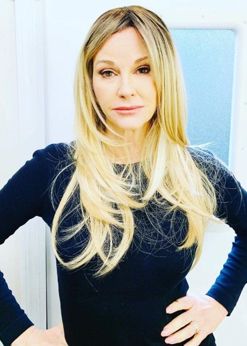 Rebecca Staab pictured while experimenting with wigs in November 2021