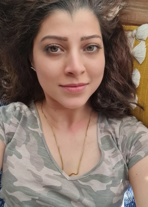 Tejaswini Pandit as seen in a selfie that was taken in September 2021