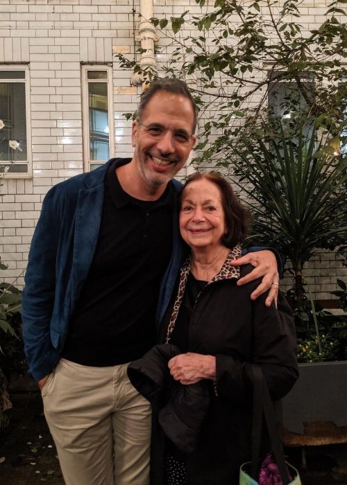 Yotam Ottolenghi seen smiling with Claudia Roden in 2019