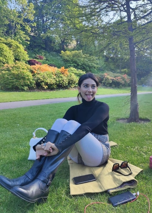 Alankrita Bora as seen while posing for a picture in Greenwich, London, United Kingdom in July 2022
