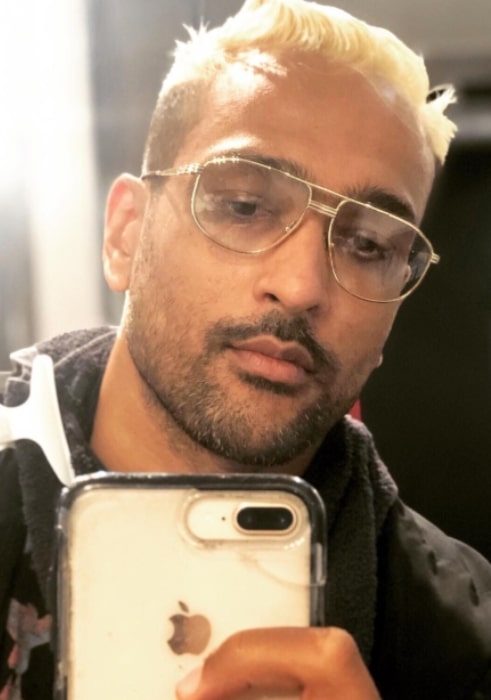 Ali Sethi sharing his selfie in December 2020