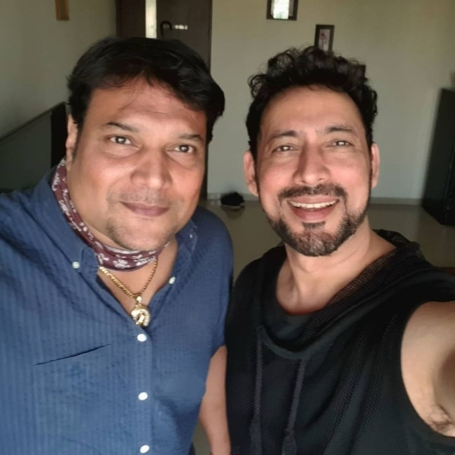 Hrishikesh Pandey (Right) and Dayanand Shetty in October 2021