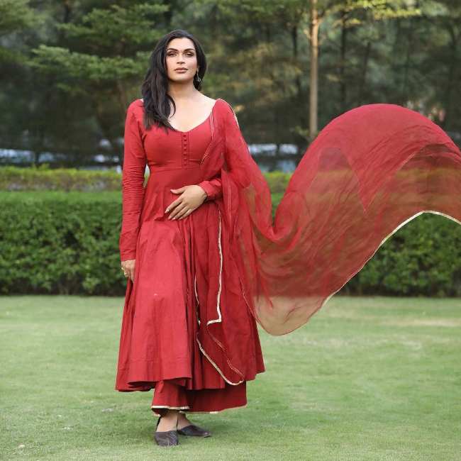 Indian fashion designer Saisha Shinde seen in 2021