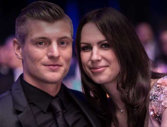 Jessica seen smiling with her husband Toni Kroos