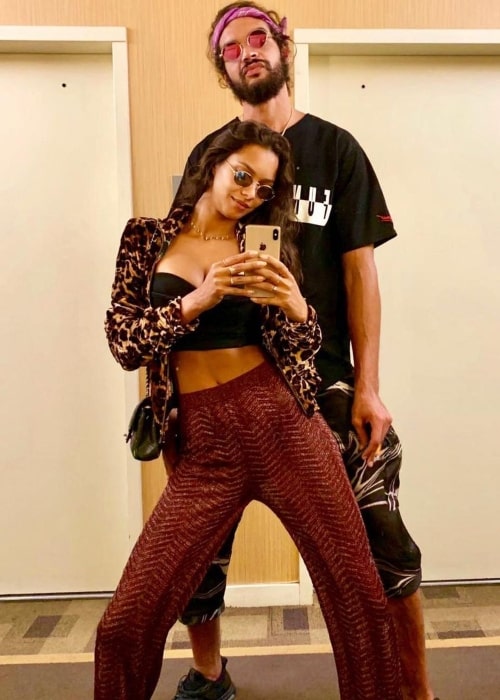 Joakim Noah and Lais Ribeiro, as seen in June 2019