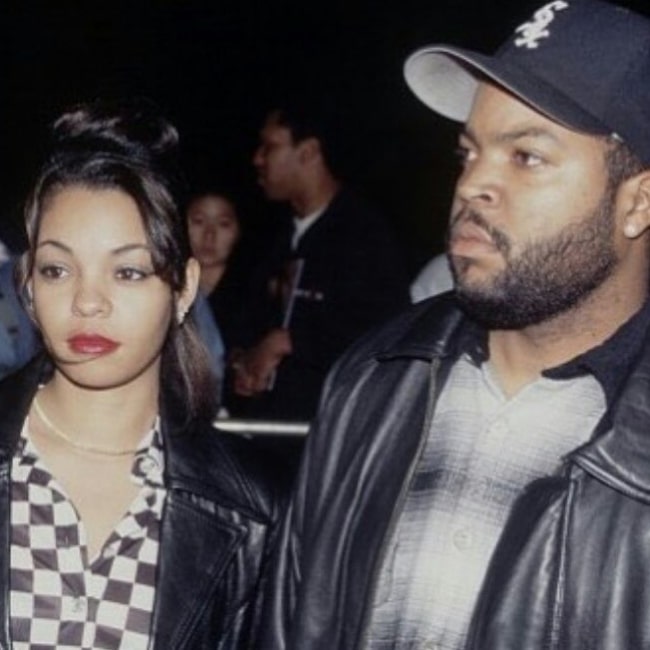 Kimberly Woodruff and Ice Cube as seen in a picture that was taken in the past