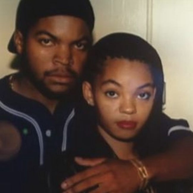 Kimberly Woodruff as seen in a throwback picture with Ice Cube