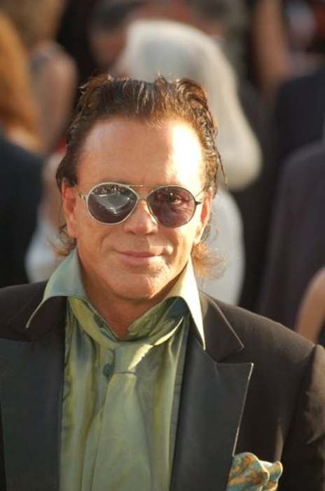 Mickey Rourke seen at the Cannes Festival in 2007