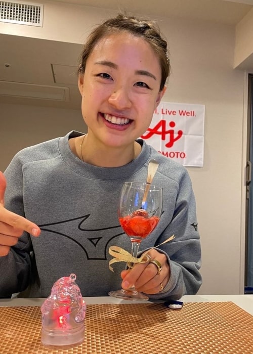 Nozomi Okuhara as seen in an Instagram Post in November 2021