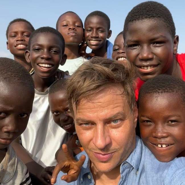 Tom Wlaschiha in team Ghana in December 2021