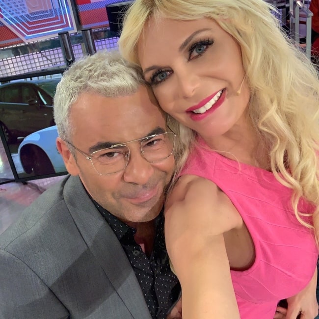 Yola Berrocal as seen in a selfie with television presenter Jorge Javier Vázquez in March 2019