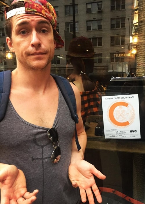 Alex Michael Stoll as seen in a picture that was taken in August 2018, in Little Alley, New York
