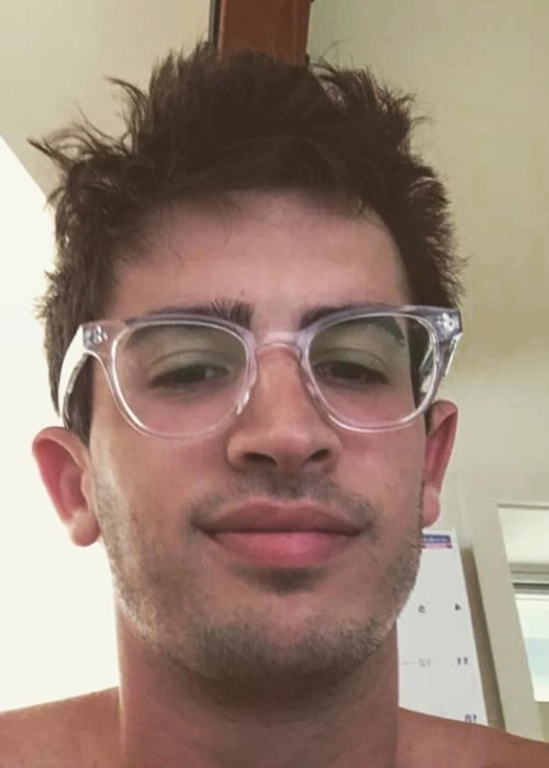 Austin Kevitch as seen in a selfie that was taken in April 2018