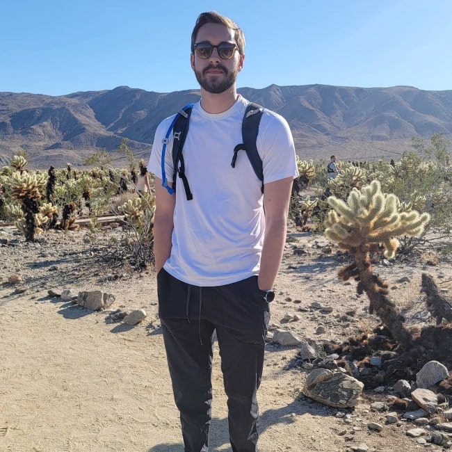 Bjergsen as seen in a picture that was taken in October 2021, at Joshua Tree National Park