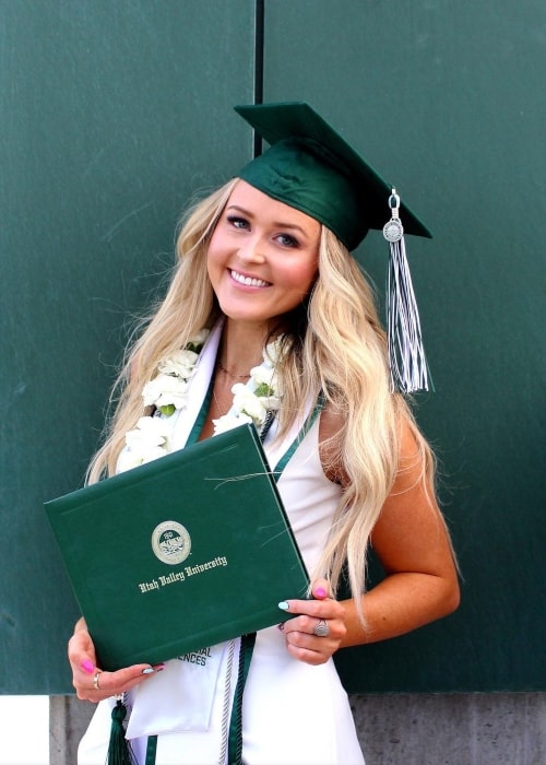 Brylee Ivers as seen in a picture that was taken at Utah Valley University in May 2021