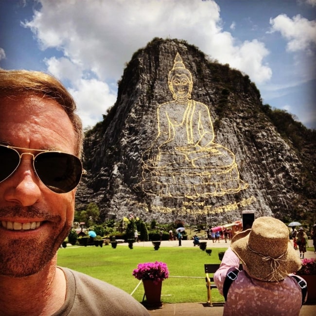 Christopher Corey Smith as seen in a selfie that was taken in June 2019, Bangkok, Thailand