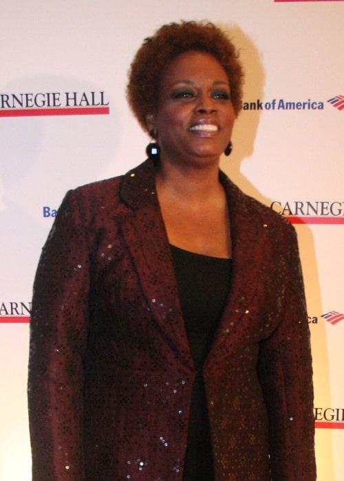 Dianne Reeves as seen at the 120th Anniversary of Carnegie Hall in MOMA, New York City in April 2011