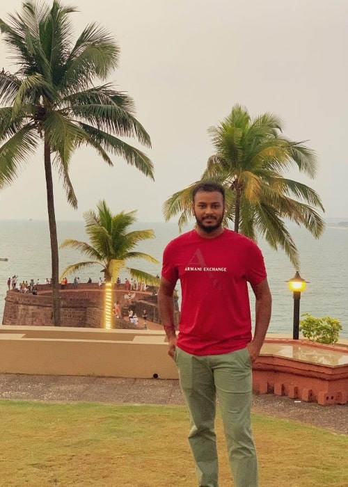 Dwaraka Ravi Teja as seen in a picture that was taken in July 2021, at the Taj Fort Aguada Resort & Spa