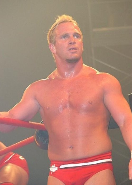 Eric Young in Team Canada at TNA impact taping Orlando Florida in August 2007