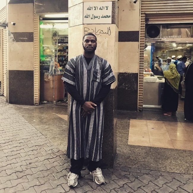 Hasim Rahman Jr. as seen in a picture that was taken in May 2018, in Medina, Saudi Arabia