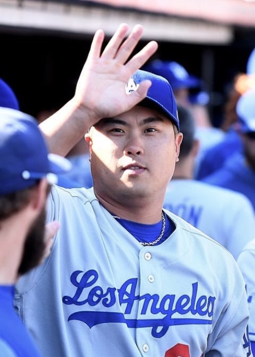 Hyun-jin Ryu as seen in an Instagram Post in December 2019