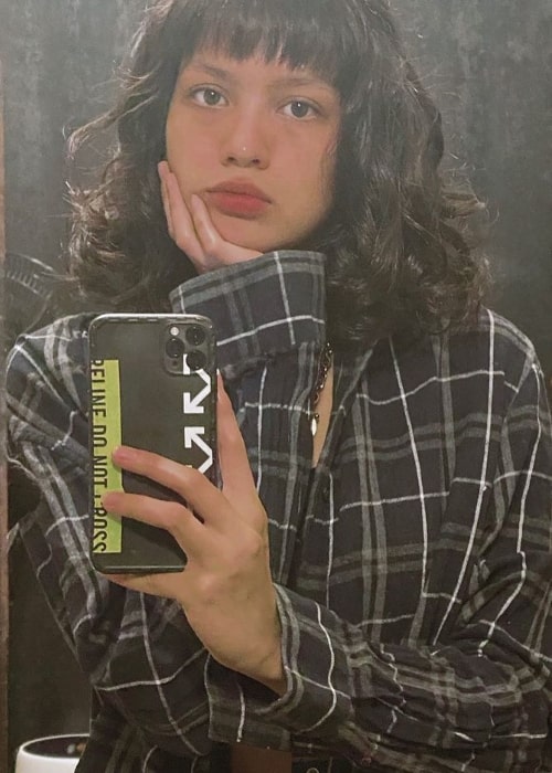 Jane Oineza as seen while taking a mirror selfie in June 2021