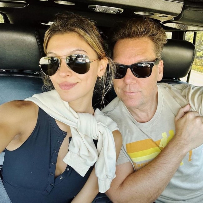 Kelsi Taylor as seen in a selfie with Dane Cook Los Angeles, California in June 2022