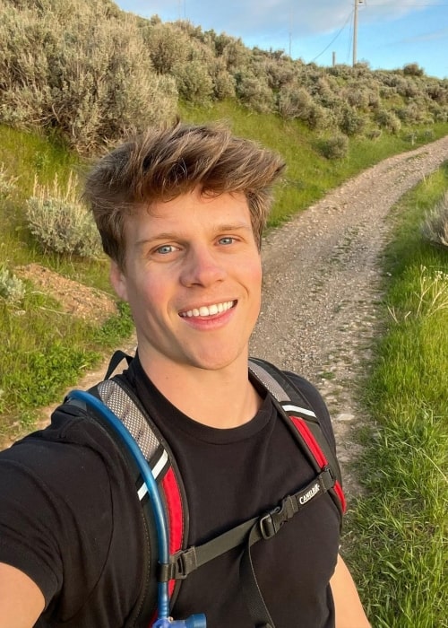 Kyle Capener as seen in a selfie that was taken in May 2022