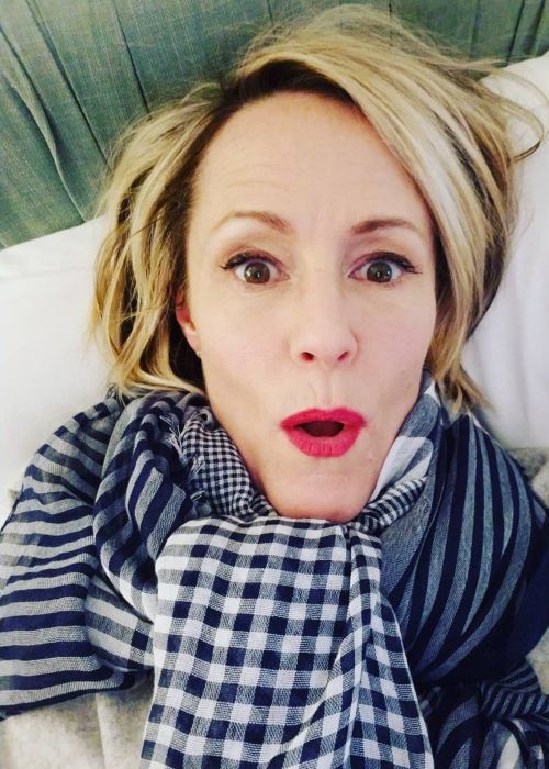 Mary Stuart Masterson as seen in an Instagram selfie from February 2019