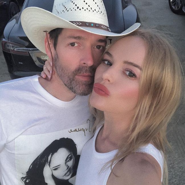 Michael Polish and Kate Bosworth as seen together in 2019