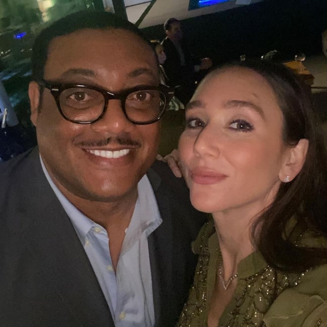 Patty Guggenheim as seen in a selfie that was taken with actor Cedric Yarbrough in June 2022