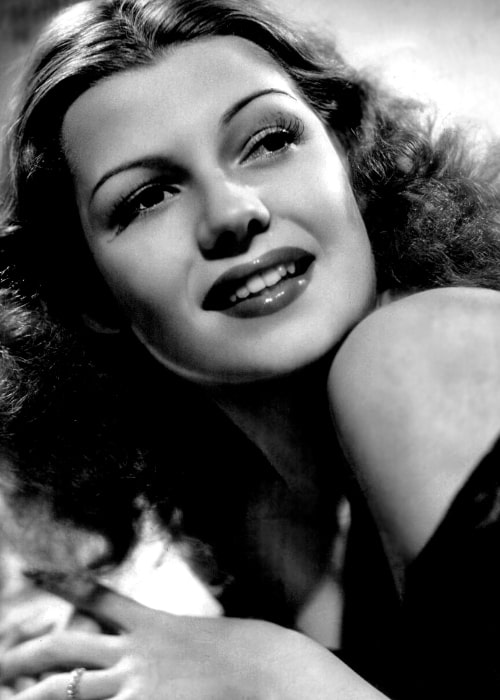 Rita Hayworth as seen in a publicity photo in 1940