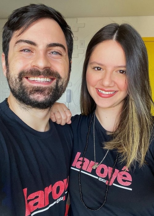 Rodolfo Valente as seen in a selfie that was taken with his beau actress Lais Louver in celebrating their 11th year together in June 2022