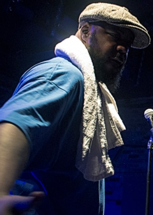 Sean Price as seen while performing at the Come Up Show 6th anniversary party in London, Ontario in 2013