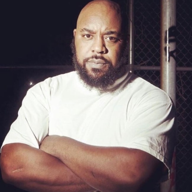 Sean Price as seen while posing for the camera
