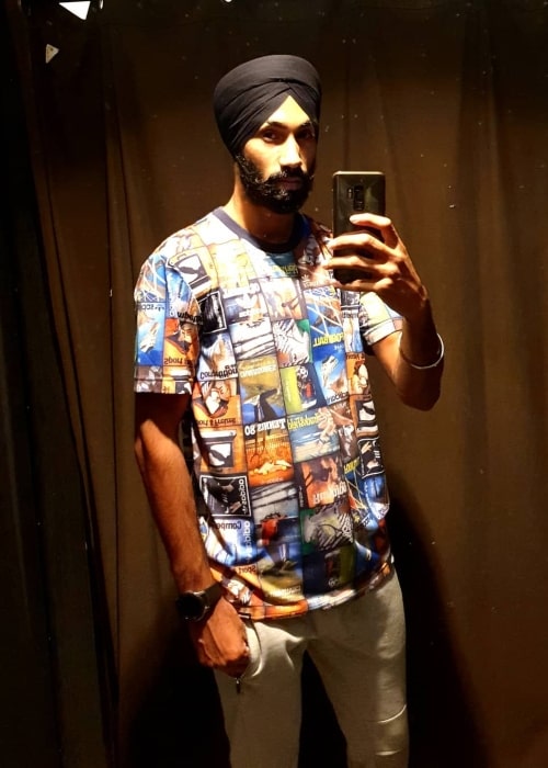 Simarjeet Singh as seen in a selfie that was taken in September 2019, in Vasant Kunj, New Delhi
