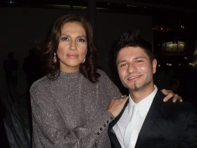 Slavica Ecclestone as seen posing for a picture with Nenad Hervatin