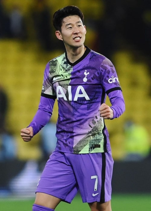 Son Heung-min as seen in an Instagram Post in January 2022