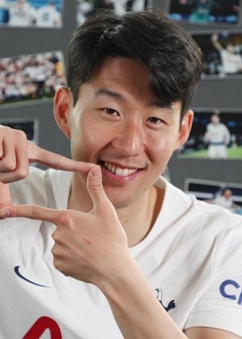 Son Heung-min as seen in an Instagram Post in July 2021