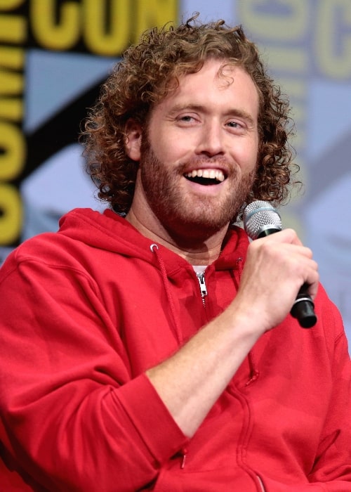 T.J. Miller as seen while speaking at the 2017 San Diego Comic-Con International in San Diego, California