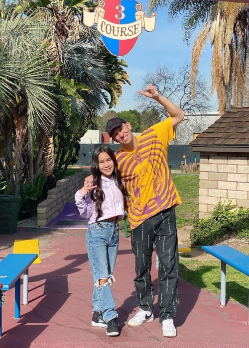 Alysa Gutierrez-Sierra as seen in a picture that was taken with dancer Matt Steffanina in March 2022