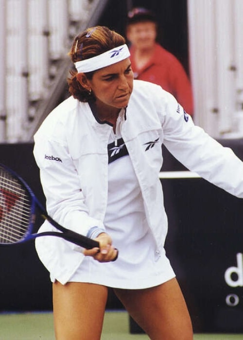 Arantxa Sánchez Vicario as seen in a picture that was taken in June 2003