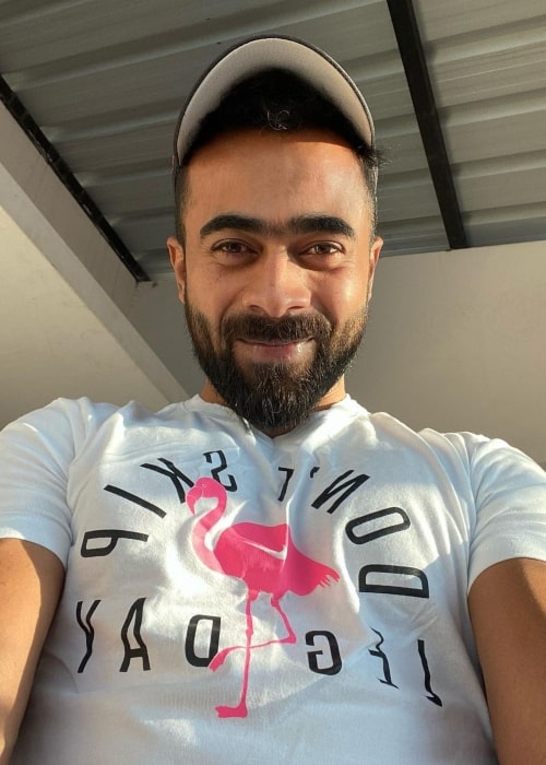 Arjun Hoysala as seen in a selfie that was taken in January 2022