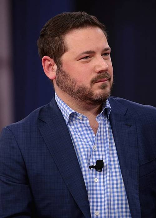 Ben Domenech as seen speaking at the CPAC in Maryland in 2018