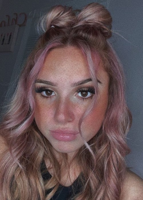 Chloe Calandra as seen in a selfie that was taken in October 2020