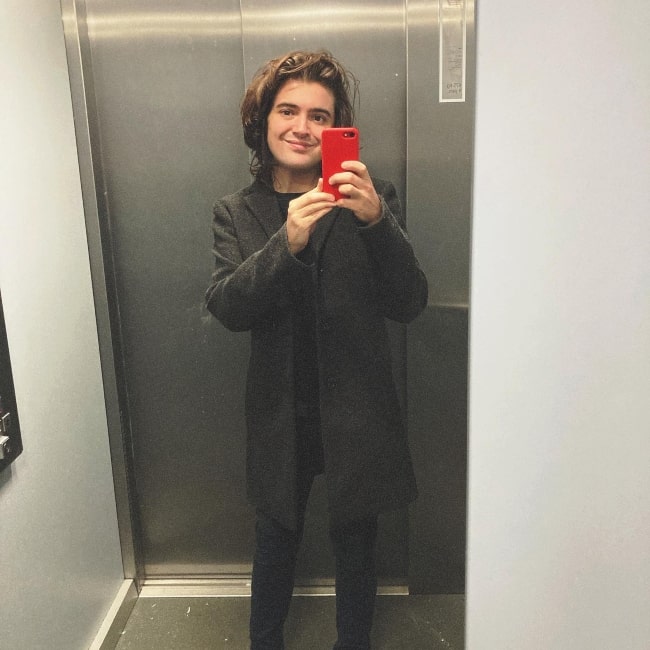 Dean Dobbs as seen in a selfie that was taken in February 2022