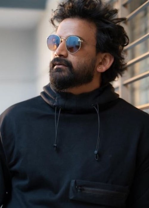 Dhananjaya KA as seen in an Instagram Post in April 2022